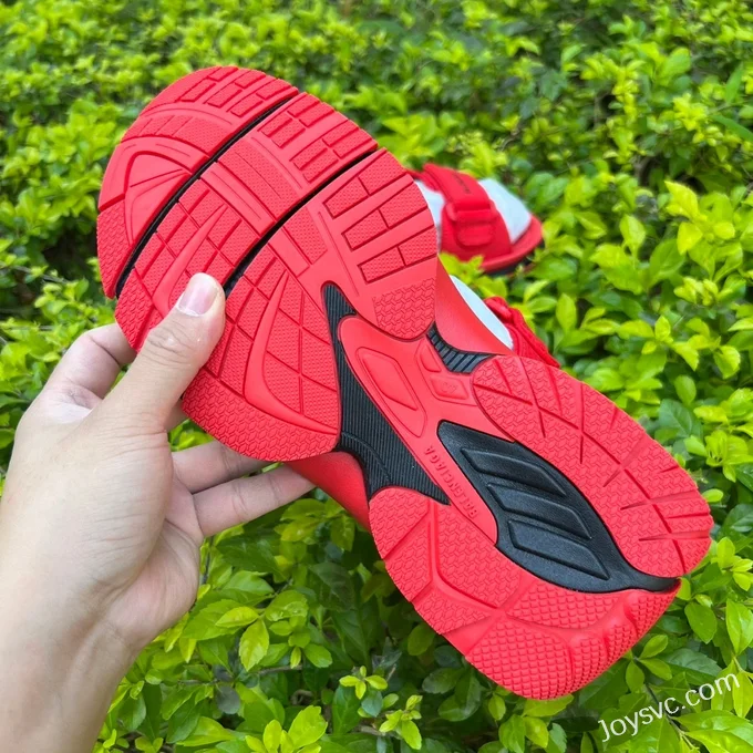 Balenciaga Red Sandals Vintage Dad Shoes