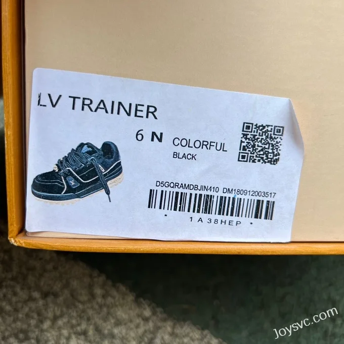 Louis Vuitton Trainer Maxi Black Gum