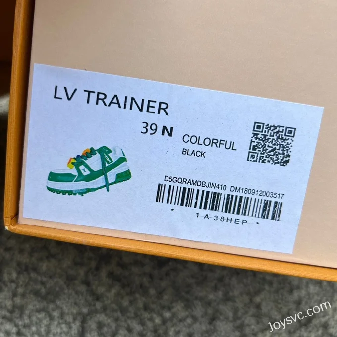 Louis Vuitton Trainer Maxi White Green