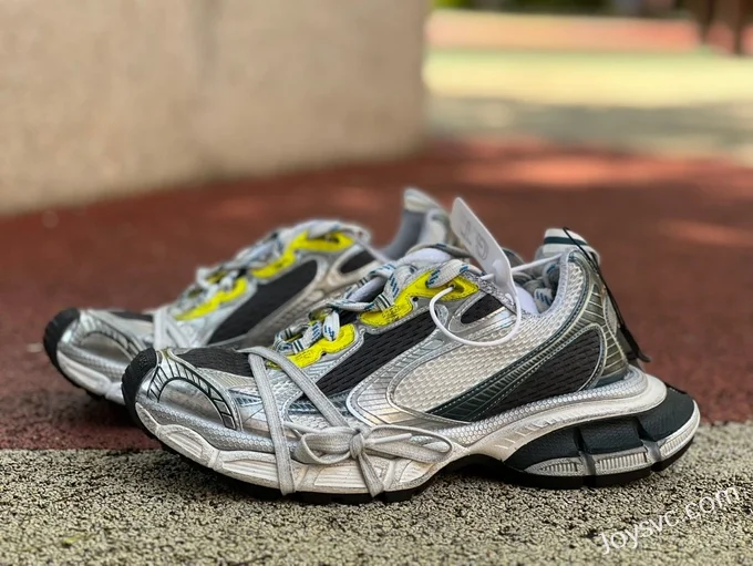 Balenciaga 3XL Silver White Yellow Pure Original Vintage Dad Shoes