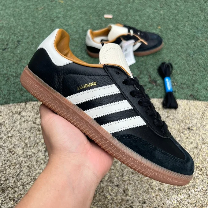 JJJJound x Adidas Samba OG Black Brown Retro Sneakers ID8707