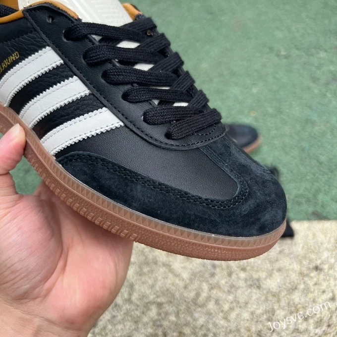 JJJJound x Adidas Samba OG Black Brown Retro Sneakers ID8707