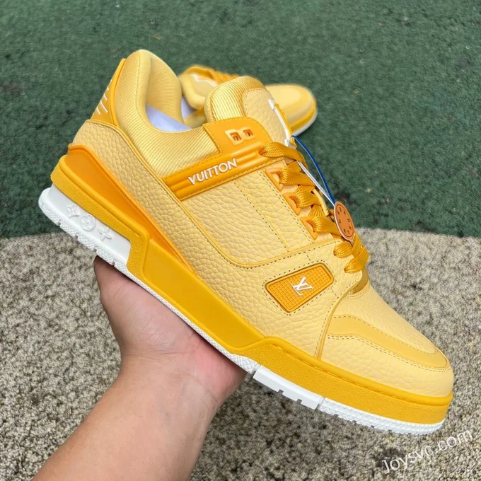 Louis Vuitton Trainer Yellow Orange Pure Version