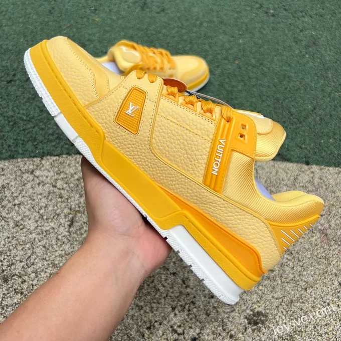 Louis Vuitton Trainer Yellow Orange Pure Version