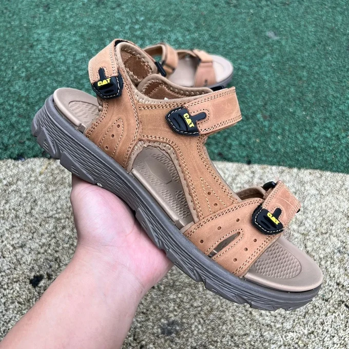 Caterpillar Brown Sandals - CAT Progressor Web Bold Outdoor Sandals