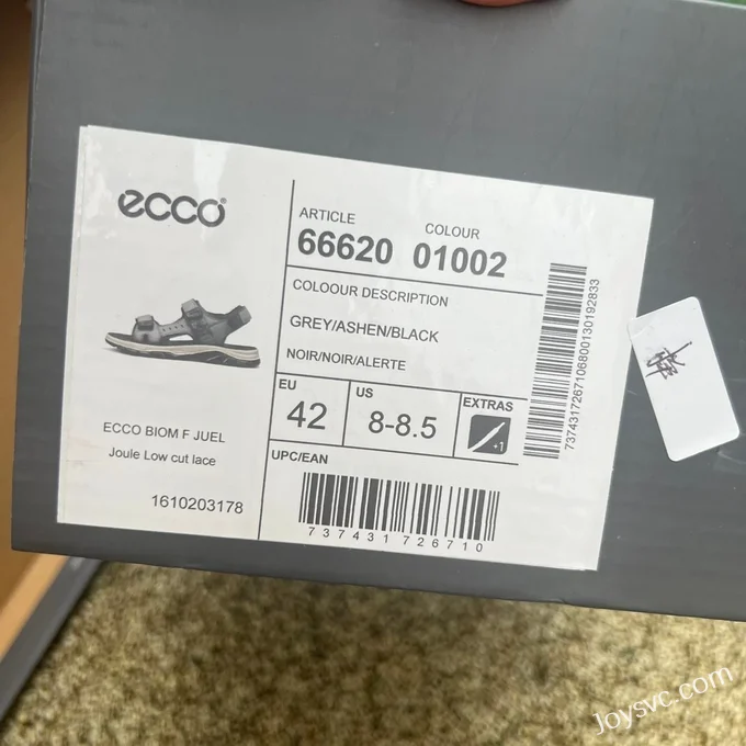 Ecco Yucatan Dark Grey Sandals