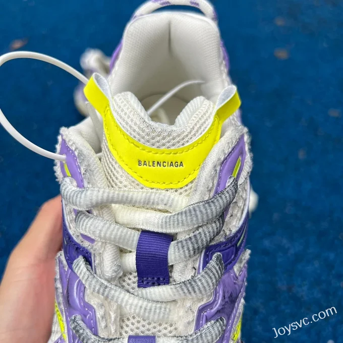 Balenciaga 8.0 White Purple Yellow Pure Original Vintage Dad Shoes