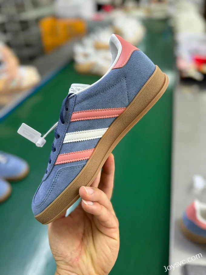 Adidas Gazelle Indoor Blue Pink Gum Retro Sneakers IG1640