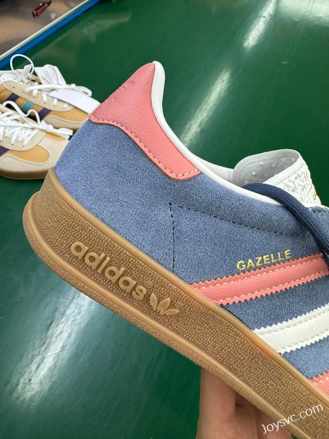 Adidas Gazelle Indoor Blue Pink Gum Retro Sneakers IG1640