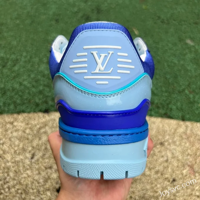 Louis Vuitton Trainer Maxi Blue Patent