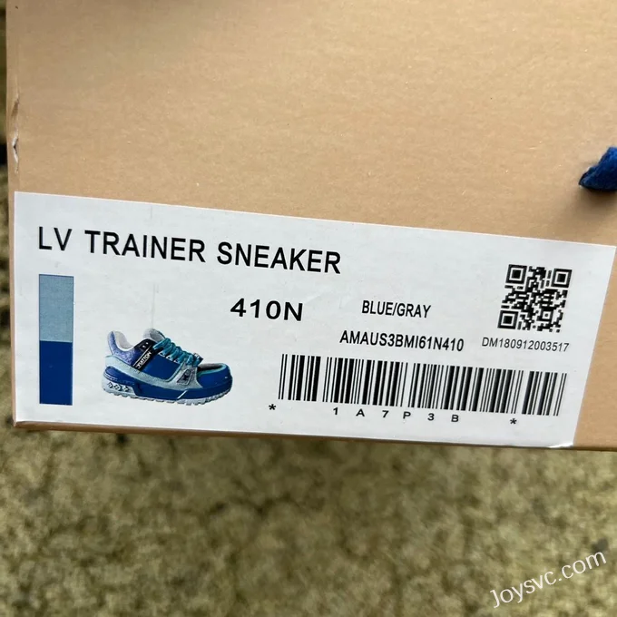 Louis Vuitton Trainer Maxi Blue Patent