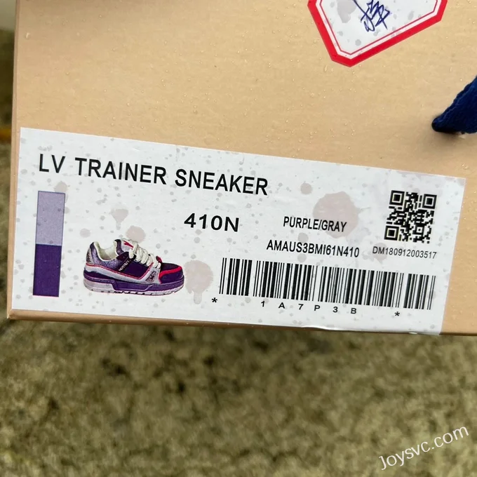 Louis Vuitton Trainer Maxi Purple Pink Patent