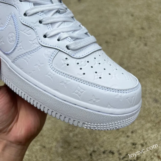 Nike Air Force 1 x Louis Vuitton Mid-Top White Fashion Sneakers