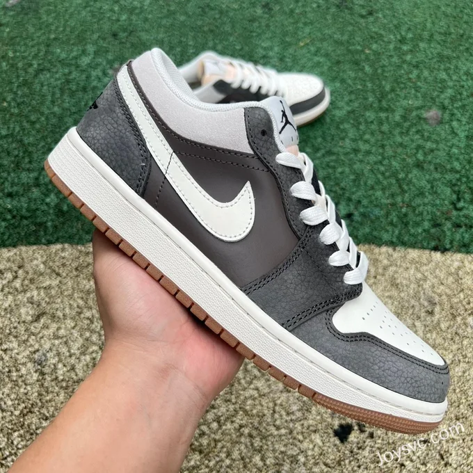 Air Jordan 1 Low FD0399-004 Magpie Grey White Brown DT Version