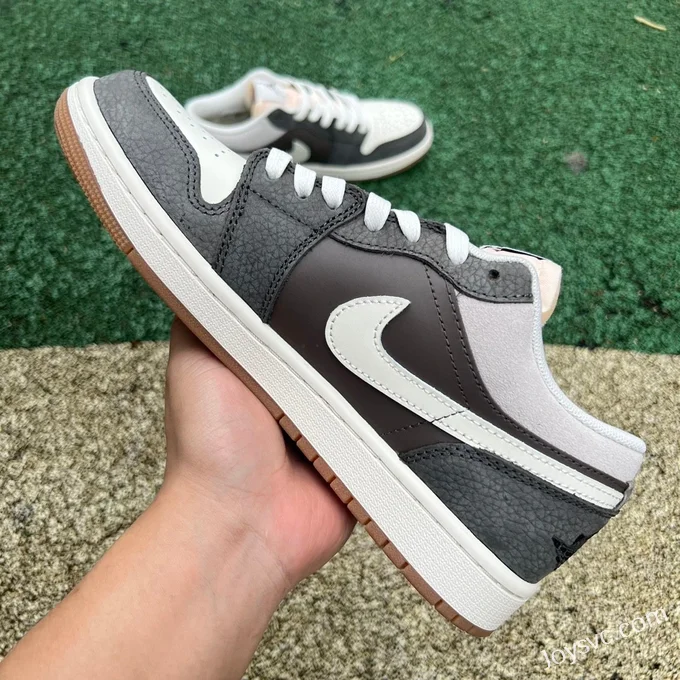 Air Jordan 1 Low FD0399-004 Magpie Grey White Brown DT Version