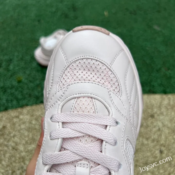 GUCCI Leather Dad Sneakers 2.0 in Beige & Pink