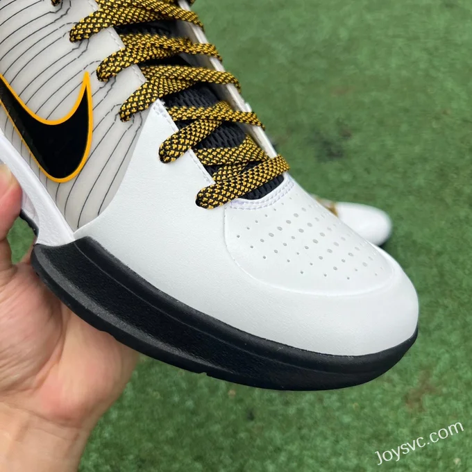 Nike Zoom Kobe 4 Playoffs - White Yellow Basketball Shoes