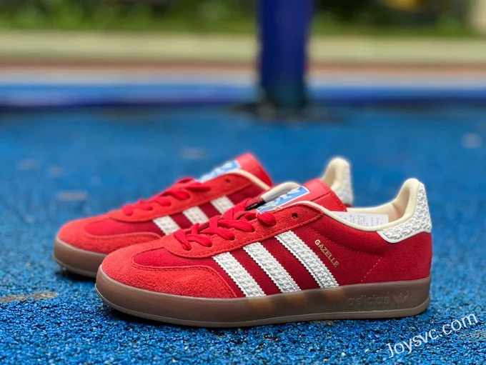 Adidas Gazelle Red White Retro Sneakers IF1808