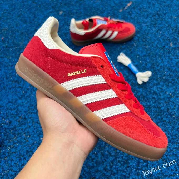 Adidas Gazelle Red White Retro Sneakers IF1808