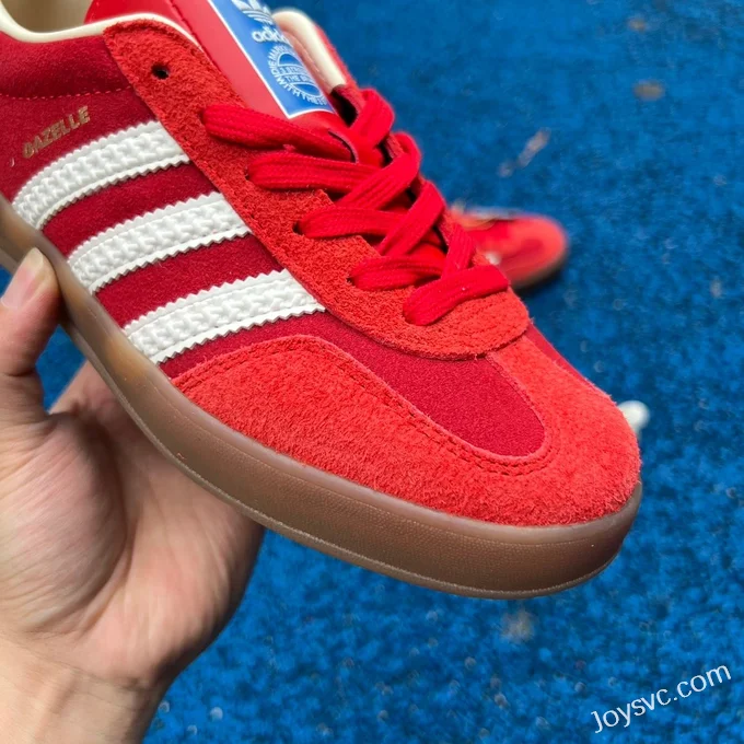 Adidas Gazelle Red White Retro Sneakers IF1808