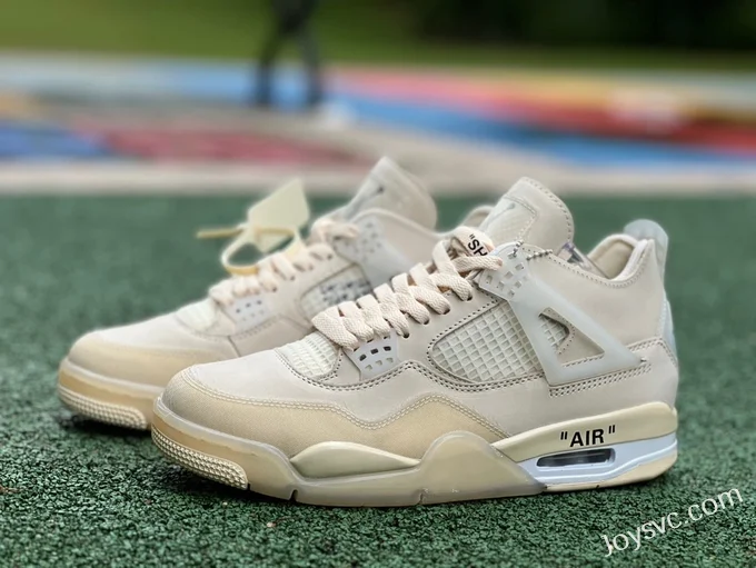 OFF-WHITE x Air Jordan 4 CV9388-100 White