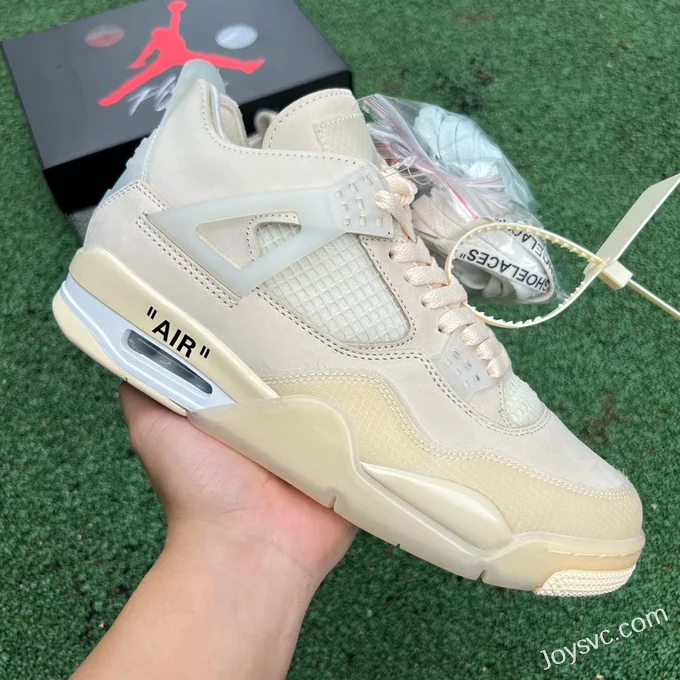 OFF-WHITE x Air Jordan 4 CV9388-100 White