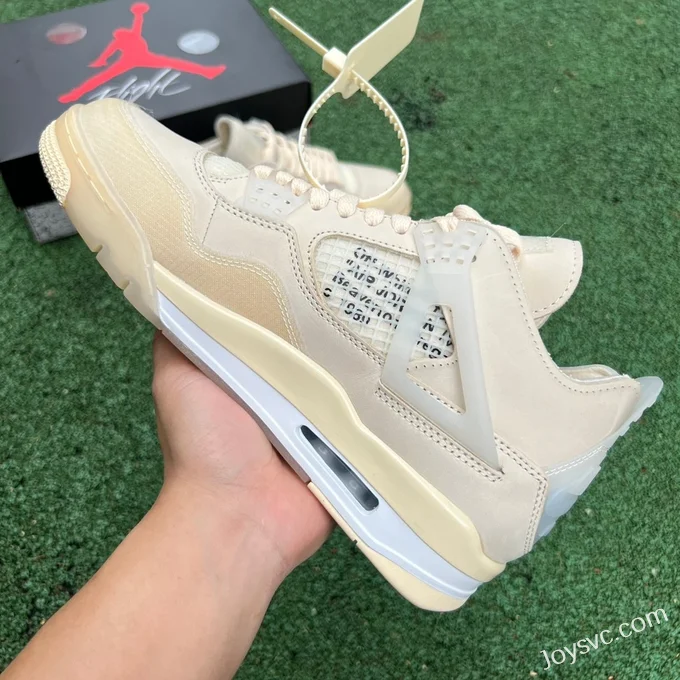 OFF-WHITE x Air Jordan 4 CV9388-100 White