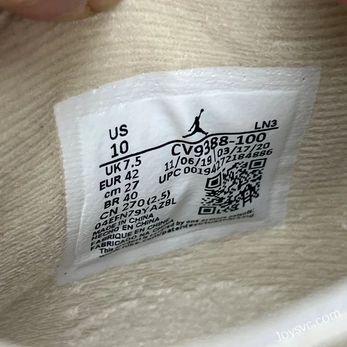 OFF-WHITE x Air Jordan 4 CV9388-100 White