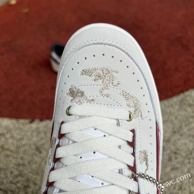 Air Jordan 2 Low FJ5736-100 White Red Dragon