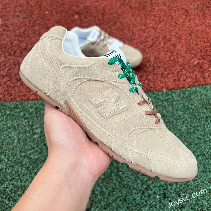 NB 530MIU Beige New Balance x MIU MIU 530 Retro Running Shoes