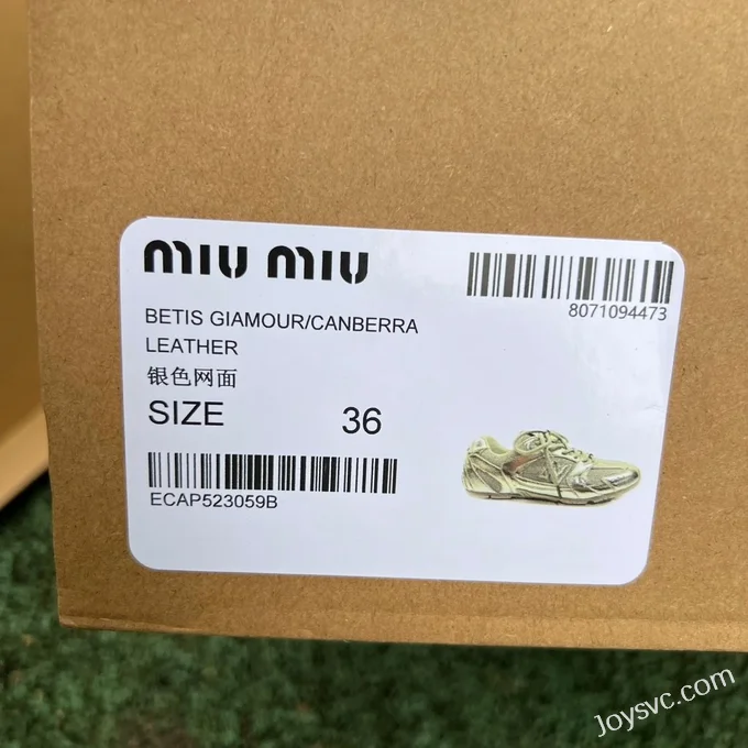 NB 530MIU Liquid Metal Silver New Balance x MIU MIU 530 Retro Running Shoes