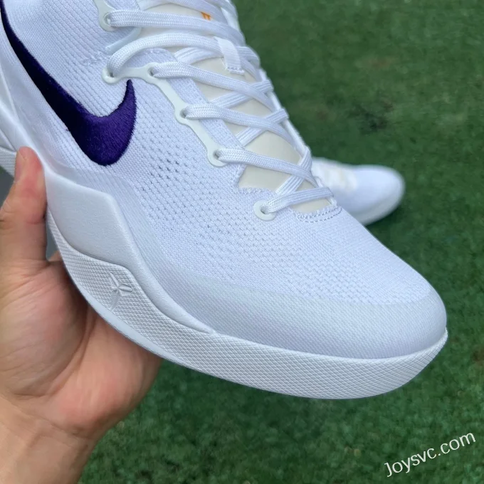 Nike Kobe 8 Protro Lakers Home - White Purple Basketball Shoes