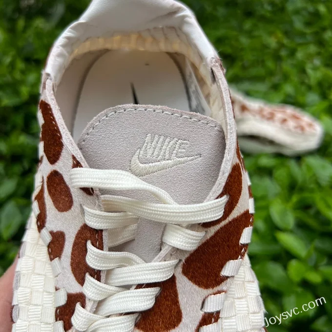 Nike Air Footscape Woven White Brown Casual Sneakers FB1959-100