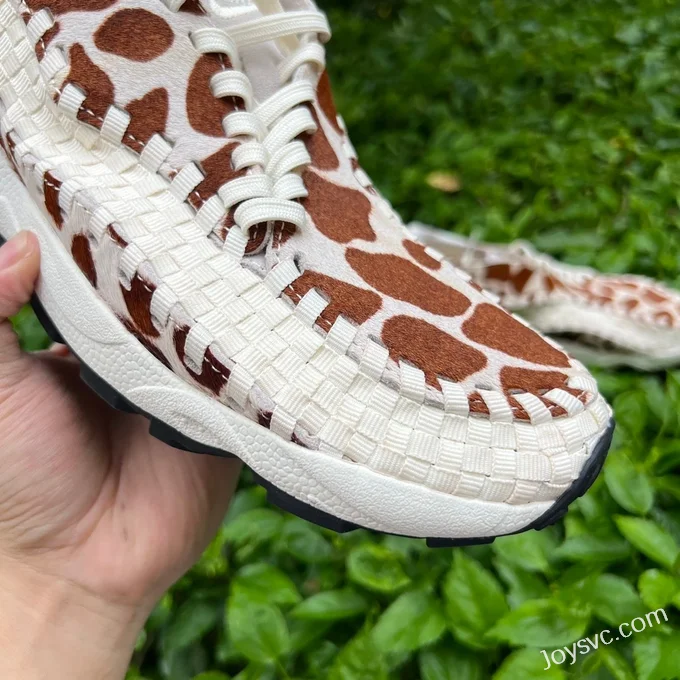 Nike Air Footscape Woven White Brown Casual Sneakers FB1959-100