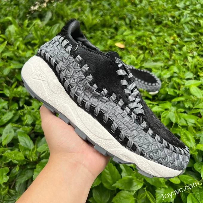 Nike Air Footscape Woven Black Grey Casual Sneakers FB1959-100