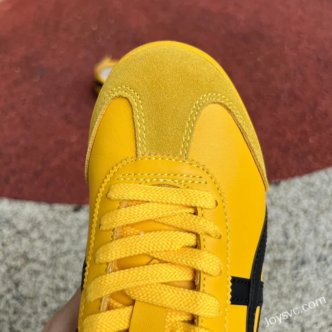 Onitsuka Tiger Mexico 66 Low-Top Sneakers in Yellow & Black