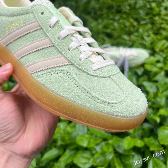 Adidas Gazelle Indoor Green Pink Retro Sneakers IE2948