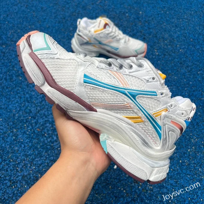 Balenciaga 7.0 White Blue Yellow Pink Pure Original Vintage Dad Shoes