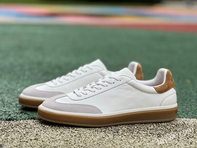 Loro Piana Tennis Walk White Brown