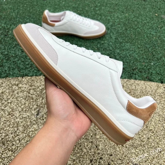 Loro Piana Tennis Walk White Brown