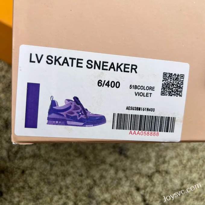 Louis Vuitton Skate Purple