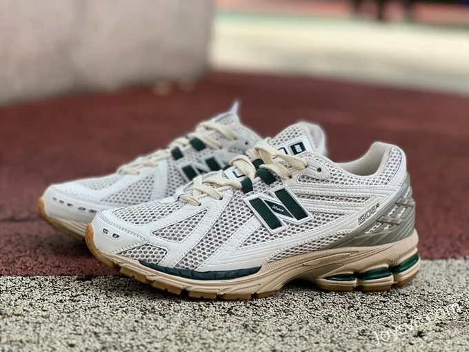 NB 19060 White Green Brown New Balance 1906R Retro Running Shoes M1906RQ