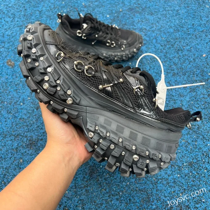 Balenciaga Tire Black Silver Vintage Dad Shoes