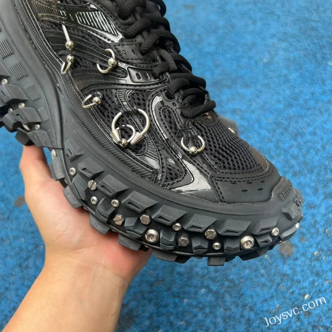 Balenciaga Tire Black Silver Vintage Dad Shoes