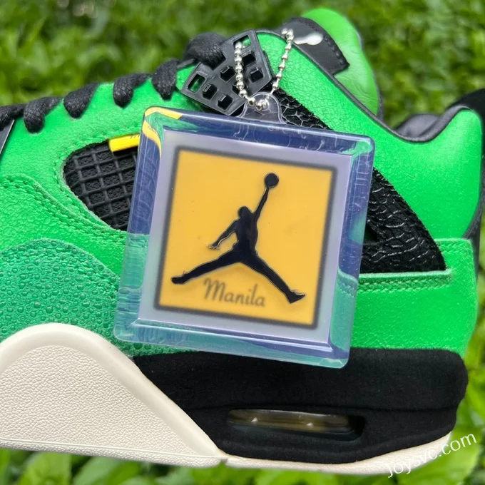 Air Jordan 4 Manila Black Green