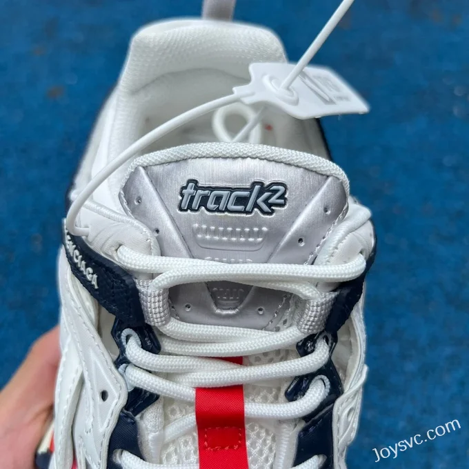 Balenciaga Track 2.0 White Red Blue Sneakers