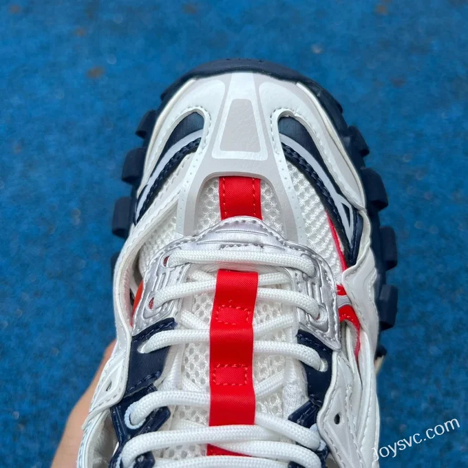 Balenciaga Track 2.0 White Red Blue Sneakers