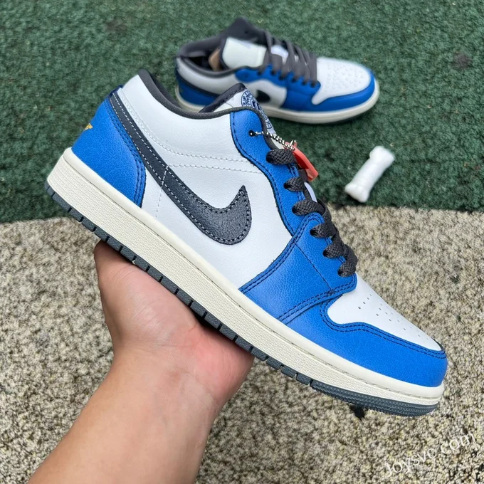 Air Jordan 1 Low FV8439-104 White Blue Grey DT Version