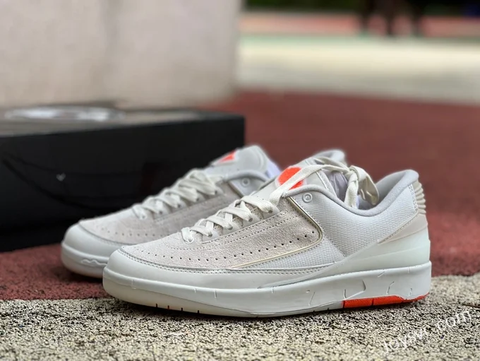 Air Jordan 2 Retro Low DV7128-110 Beige Orange