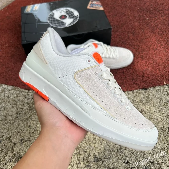 Air Jordan 2 Retro Low DV7128-110 Beige Orange